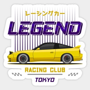 Tuner Yellow S13 JDM Sticker